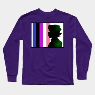 Galaxy Pidge Genderfluid Pride Long Sleeve T-Shirt